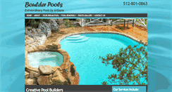 Desktop Screenshot of boulderpoolstexas.com